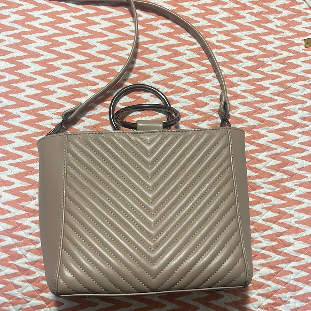 NEIMAN MARCUS Genuine Leather Handbag Blush Removable Bag and Strap PERFECT